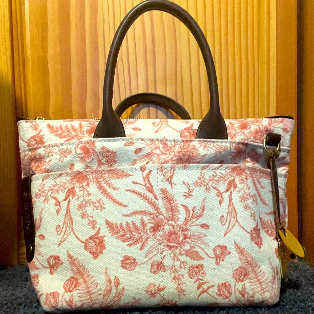 R. Riveter American Handmade bag pink and white floral